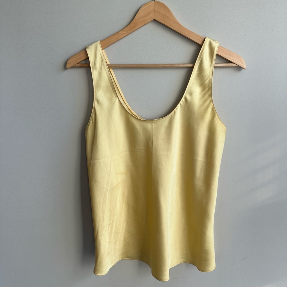 Abercrombie Satin Scoop Neck Top